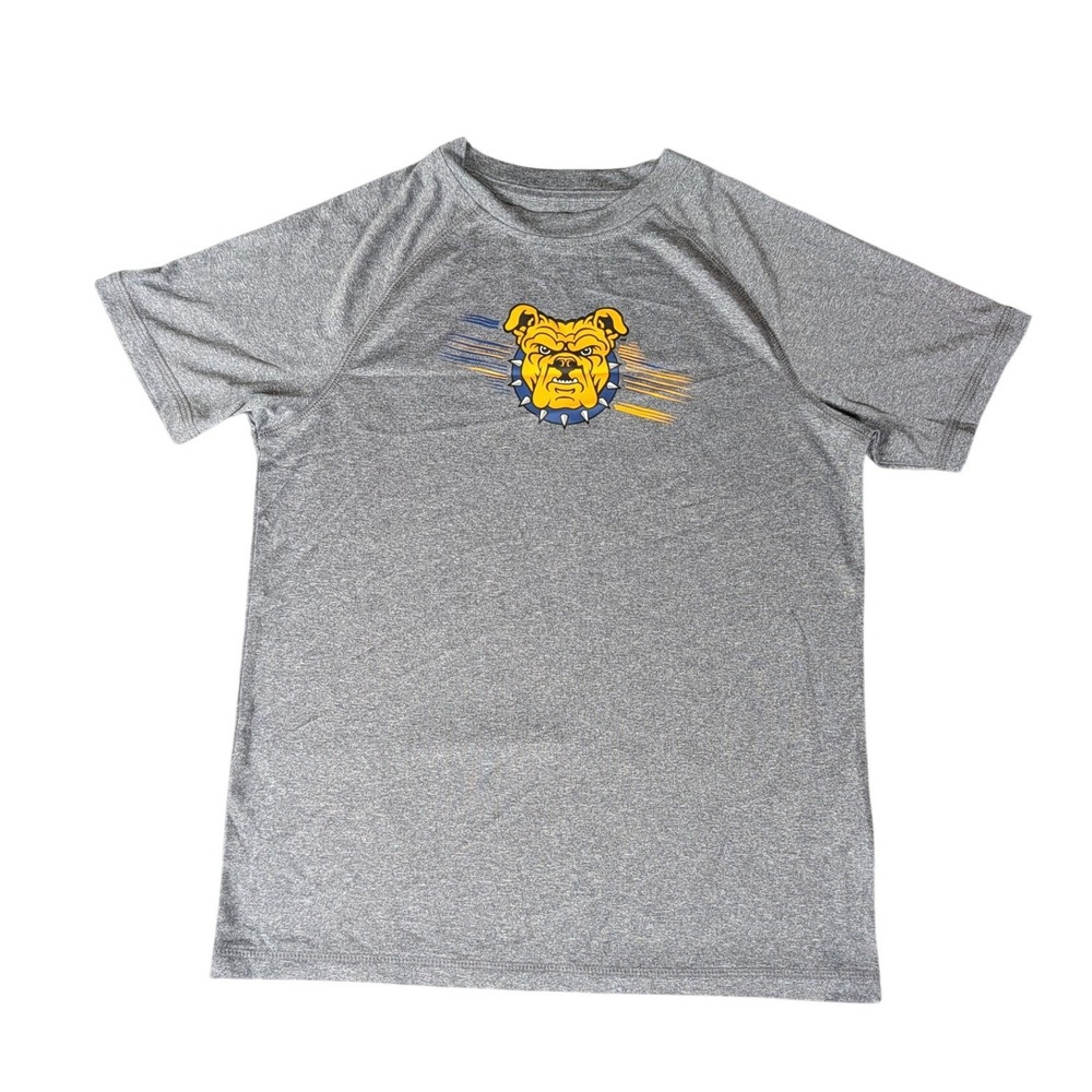 Rivalry Threads 91 Kids Bulldog Graphic Performance T-Shirt Heather Gray Kids XL